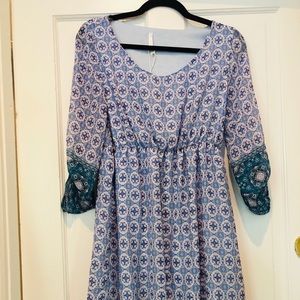 PinkBlush long sleeve maternity dress